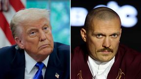 Usyk nagle zwrócił się do Trumpa. "Hej, otwórz oczy"