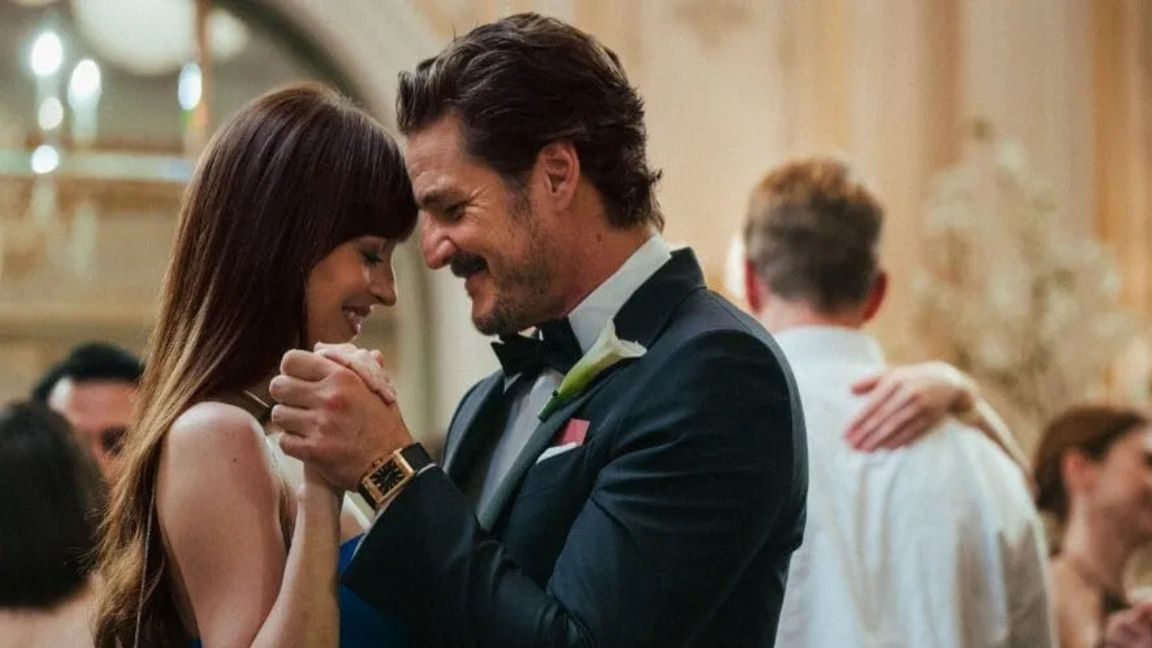 Dakota Johnson i Pedro Pascal w "Materialistach"