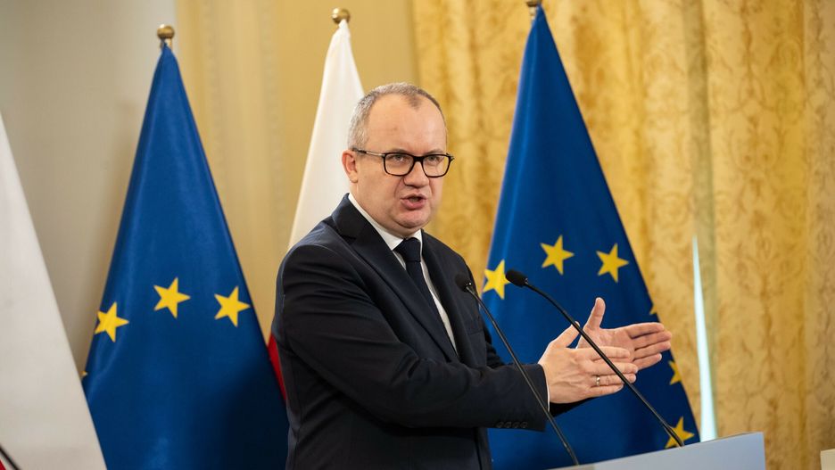 Konferencja prasowa Ministerstwa Sprawiedliwo?ci ws. Marcina Romanowskiego
20.12.2024  Warszawa. Konferencja prasowa z udzialem Ministra Sprawiedliwosci Prokuratora Generalnego Adama Bodnara i Prokuratora Krajowego Dariusza Korneluka. N/z Adam Bodnar.
fot. Tomasz Jedrzejowski/REPORTER
Tomasz Jedrzejowski/REPORTER