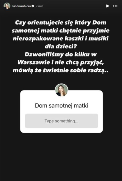 Sandra Kubicka żali się, że dom samotnej matki ODRZUCIŁ jej dary