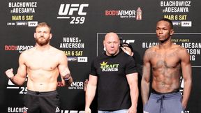 UFC 259. Statystyki mówią wszystko. Nie mogło być złudzeń co do werdyktu