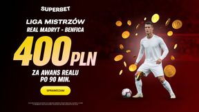 Real Madryt - Benfica: 400 zł bonusu za trafiony typ na awans Realu
