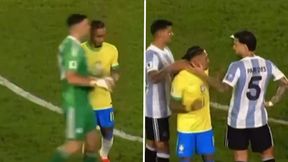 Skandal podczas meczu Argentyny z Brazylią. Raphinha dostał w twarz