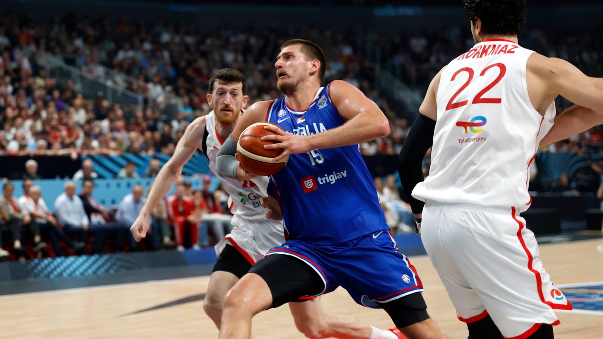 PAP/EPA / TOMS KALNINS / Nikola Jokić z Serbii