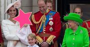Brytyjska rodzina królewska na balkonie Pałacu Buckingham. Największe emocje wywołało pojawienie się księżniczki Charlotte!