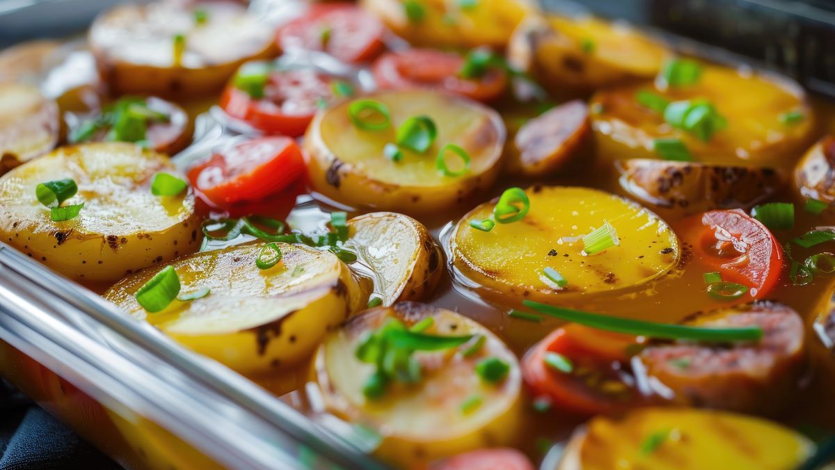 Układam z naczyniu i piekę