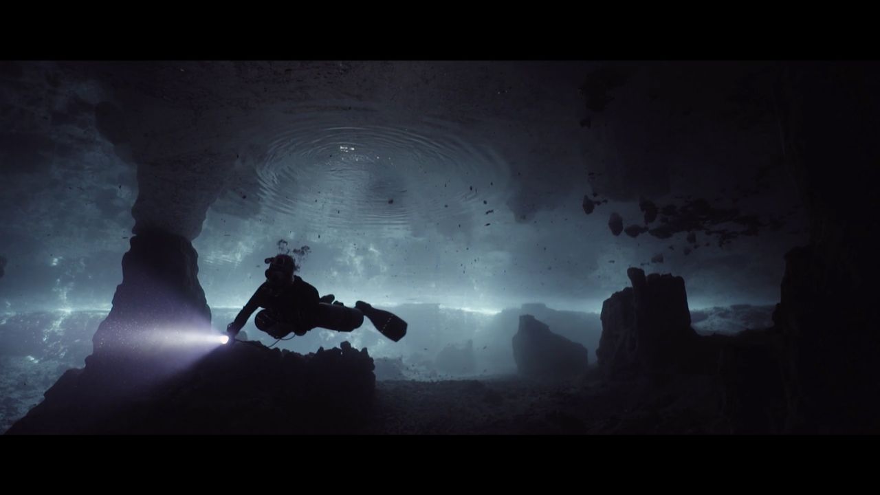 Podwodna jaskinia w Meksyku sfilmowana z czułością ISO 50000