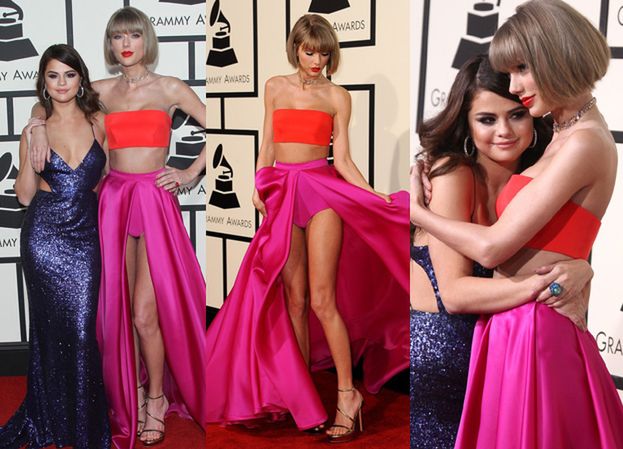 Swift i Gomez przytulają się na rozdaniu Grammy! (ZDJĘCIA) 
