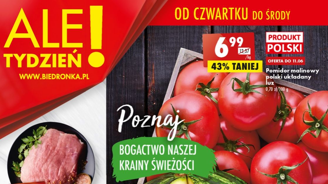 Biedronka gazetka od czwartku 9 czerwca [9.06]