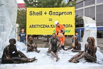 Gazprom i Shell chcą wiercić w Arktyce. Greenpeace protestuje