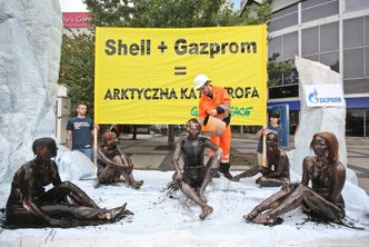 Gazprom i Shell chcą wiercić w Arktyce. Greenpeace protestuje