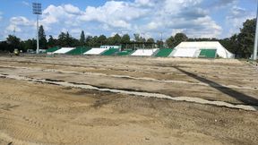Tak obecnie wygląda stadion Warty Poznań. Trwają prace remontowe (foto)