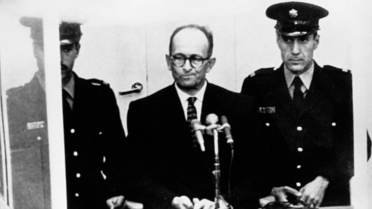 Adolf Eichmann był odpowiedzialny za Holocaust.