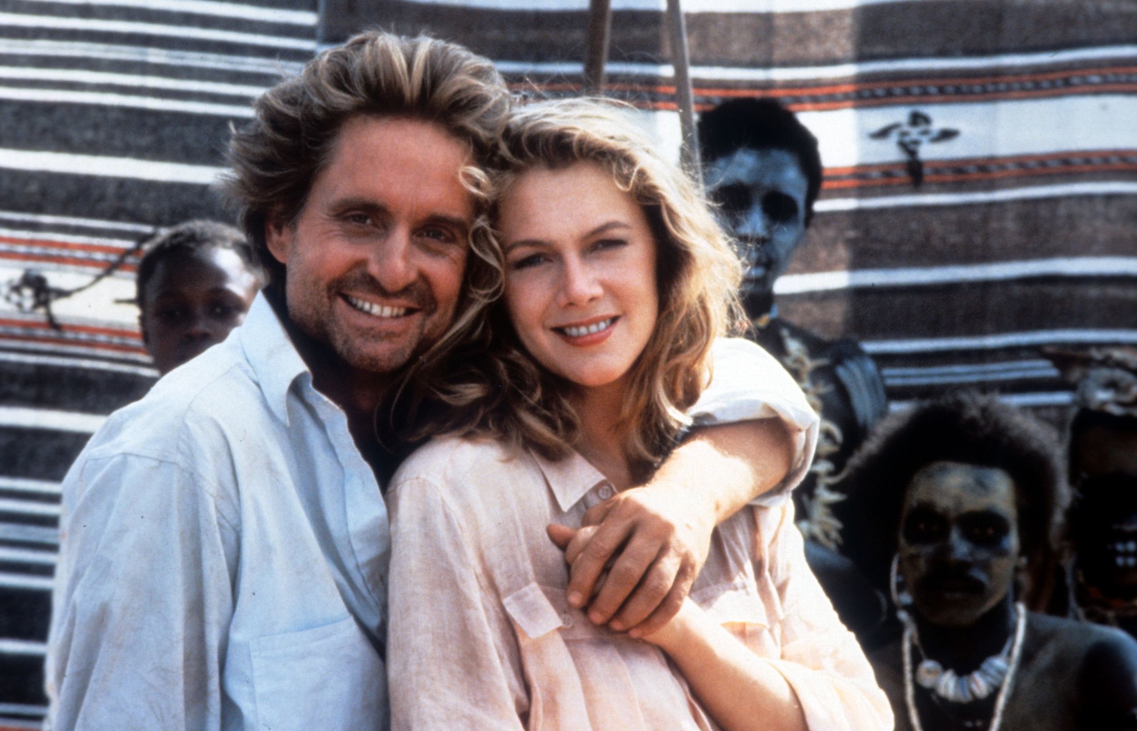 Michael Douglas i Kathleen Turner
