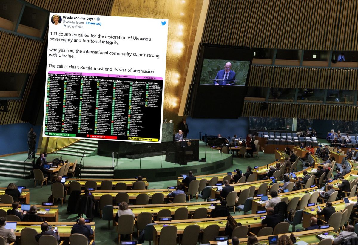 Jasny sygnał dla Rosji. ONZ przyjęło rezolucję ws. Ukrainy