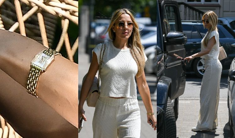 Ewa Chodakowska epatuje luksusem z torebką Chanel i złotym zegarkiem wartym 85 TYSIĘCY ZŁOTYCH (ZDJĘCIA)