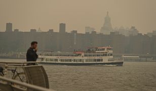 Pomarańczowa mgła i chmura dymu. W środę Nowy York był najbardziej zanieczyszczonym miastem na świecie