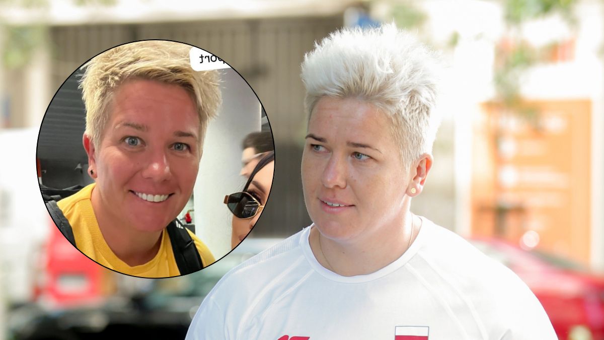 Anita Włodarczyk na lotnisku w Warszawie spotkała polską gwiazdę