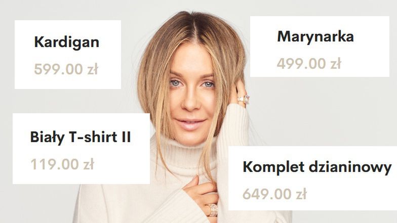 Małgorzata Rozenek sprzedaje sweterki za 650 złotych. Fani oniemieli: "CENY Z KOSMOSU!"
