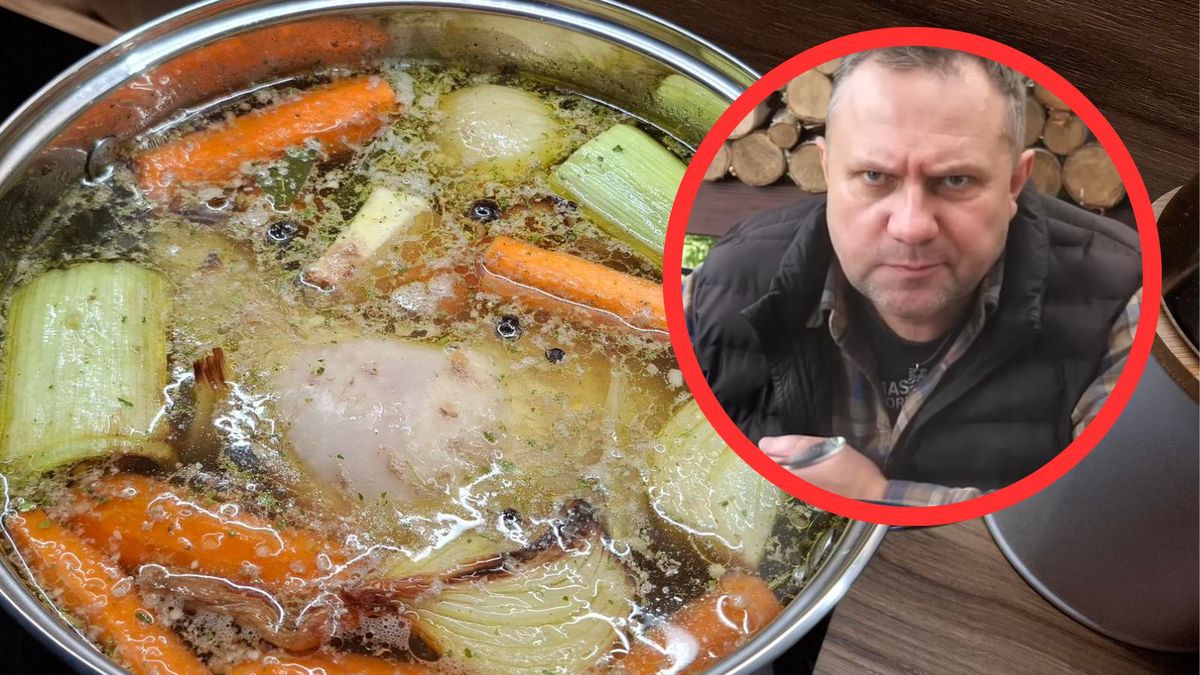 Tomasz Strzelczyk odtworzył przepis na rosół z 1905 roku