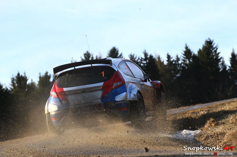 Robert Kubica pokonał Pecha i został liderem Jänner Rallye