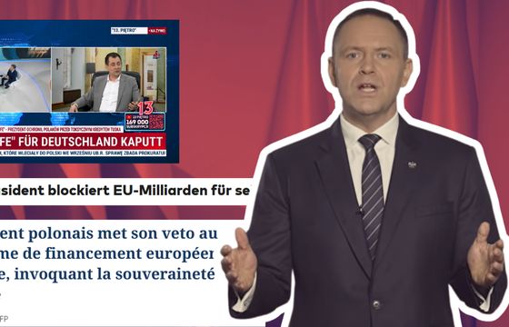 Światowe media o wecie Nawrockiego ws. SAFE. Republika z serią pasków po niemiecku