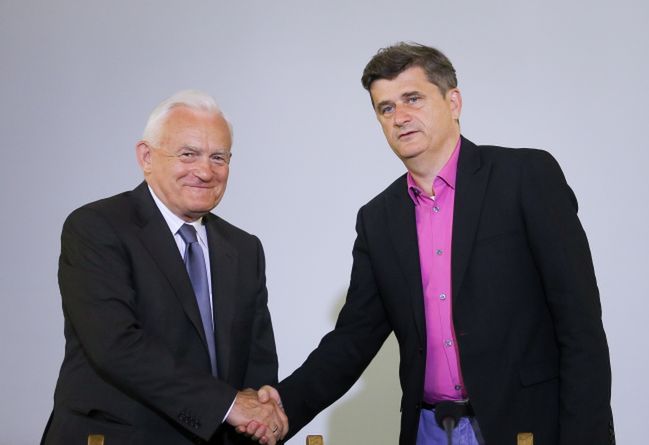 Leszek Miller i Janusz Palikot ogłosili <i>Porozumienie 61</i>