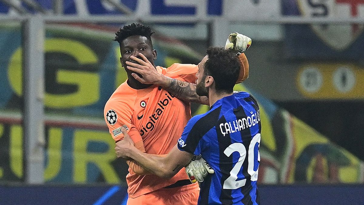 Zdjęcie okładkowe artykułu: Getty Images / Mattia Ozbot - Inter/Inter via Getty Images / Na zdjęciu: Andre Onana i Hakan Calhanoglu