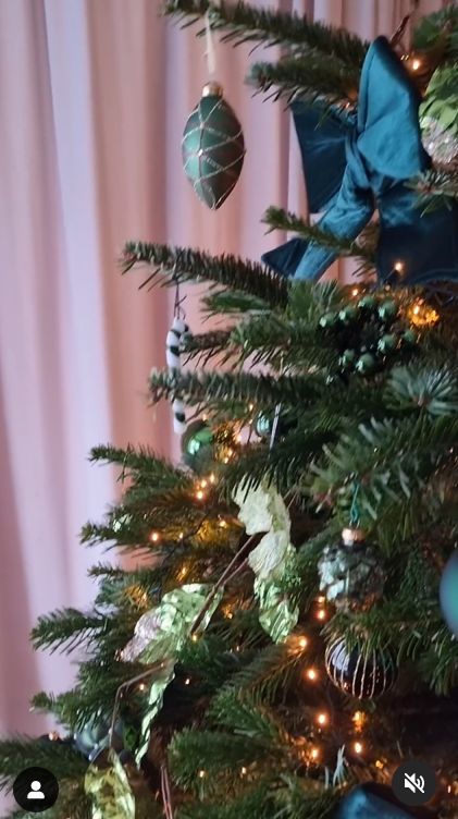 Agnieszka Kaczorowska ubrała choinkę