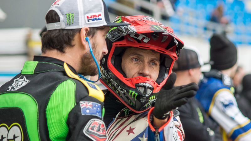 WP SportoweFakty / Tomasz Sieracki / Na zdjęciu: Chris Holder (z lewej) i Greg Hancock (z prawej)