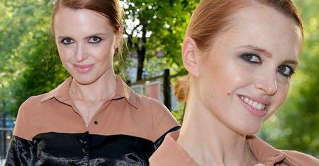 Ależ z niej sexy mama! Katarzyna Burzyńska znowu odsłoniła zgrabne nogi