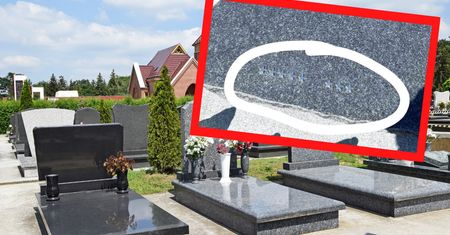Osiem gwiazdek na nagrobku. Jest reakcja zarządcy cmentarza