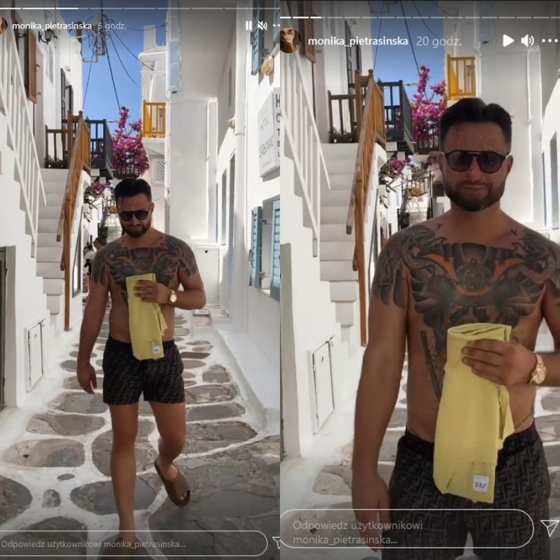 Monika Pietrasińska z mężem wypoczywają na Mykonos