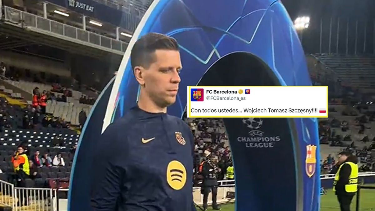 Twitter / FCBarcelona_es / Na zdjęciu: Wojciech Szczęsny