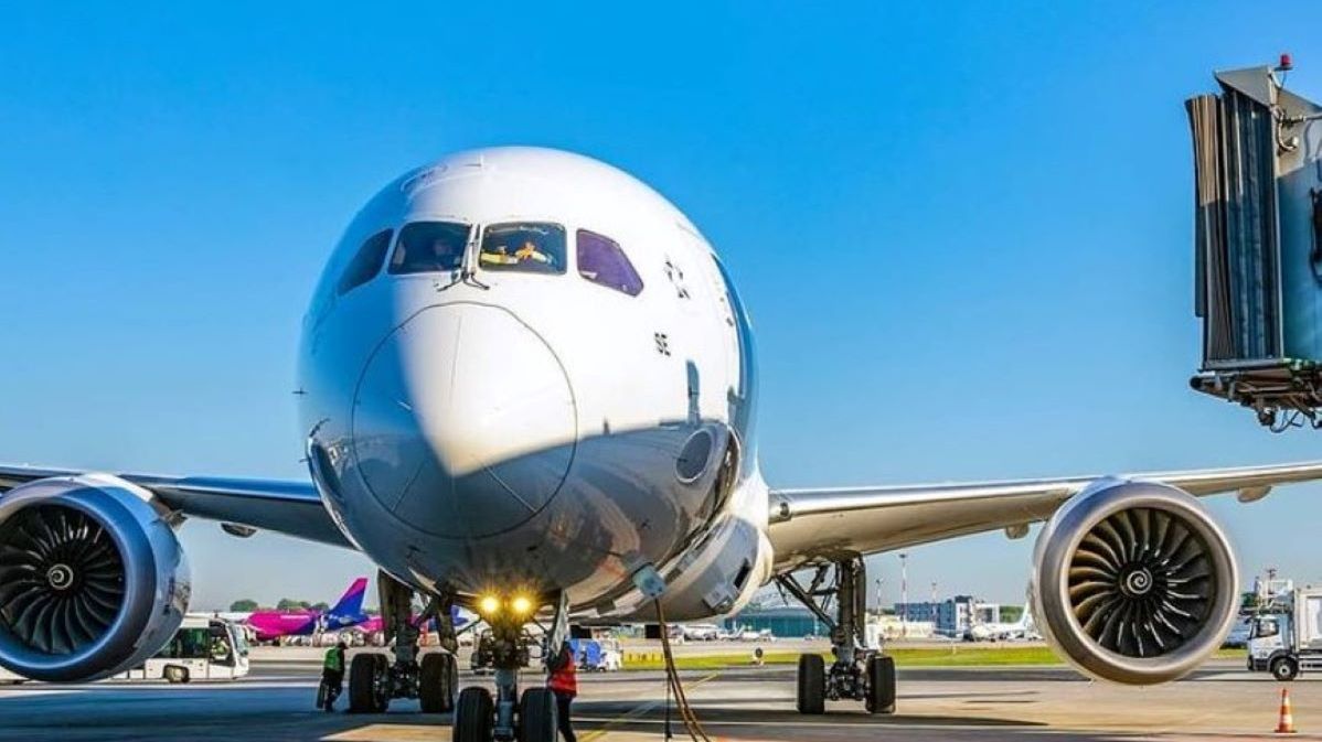 Nietypowa sytuacja w samolocie 