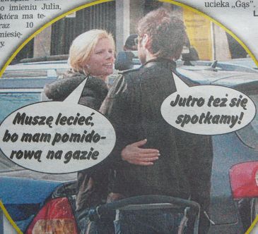 Głogowska i Zagrobelny na spacerze