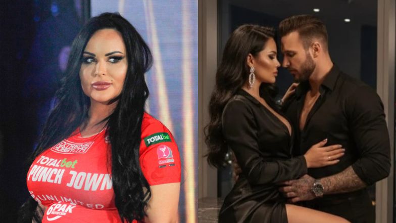 Odchudzona Esmeralda Godlewska pozuje w objęciach ukochanego