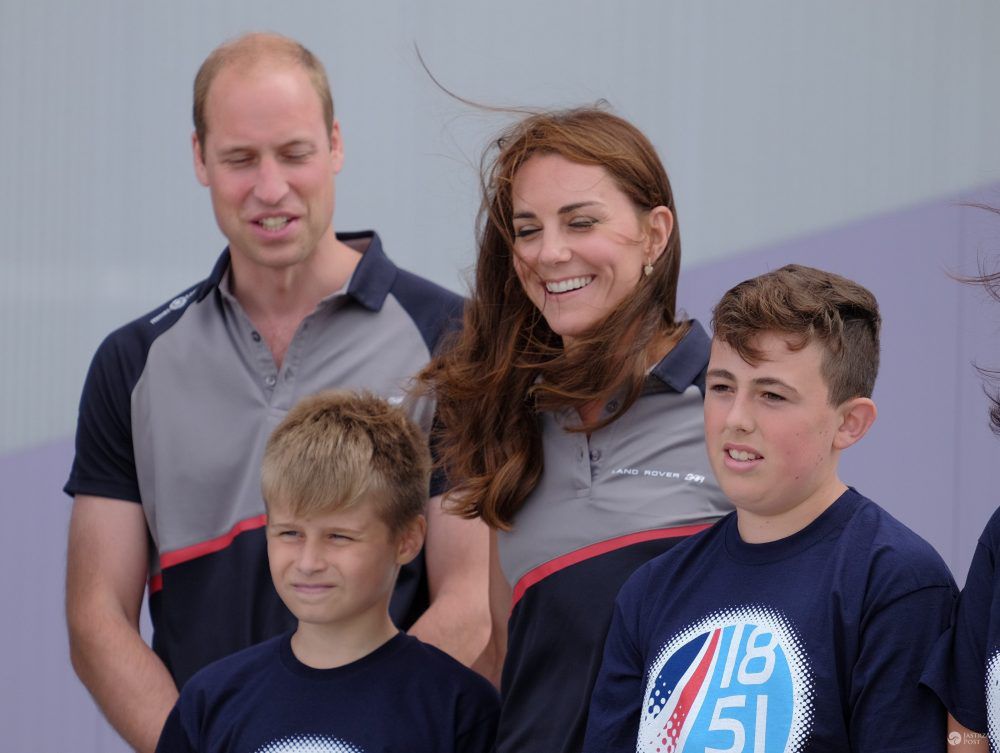 Książę William i księżna Kate na zawodach America's Cup w Portsmouth (fot. ONS)