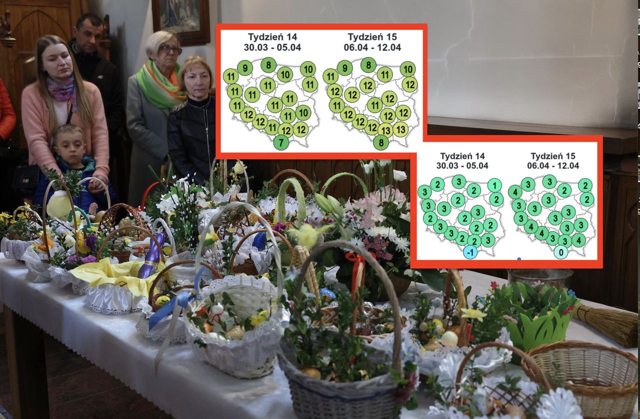 Nie ma się z czego cieszyć. Fatalna prognoza pogody na Wielkanoc