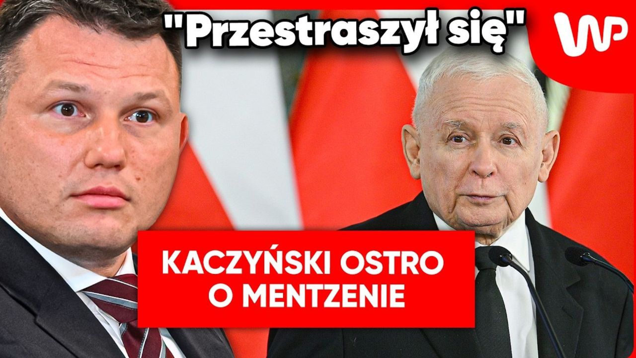 Kaczyński do Mentzena. "Bardzo się przestraszył"