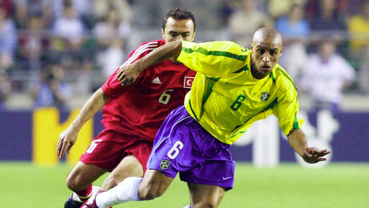 Getty Images / Henri Szwarc / Na zdjęciu: Roberto Carlos w reprezentacji Brazylii