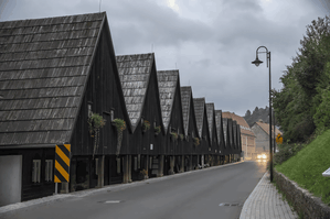 Chełmsko Śląskie, domy tkaczy