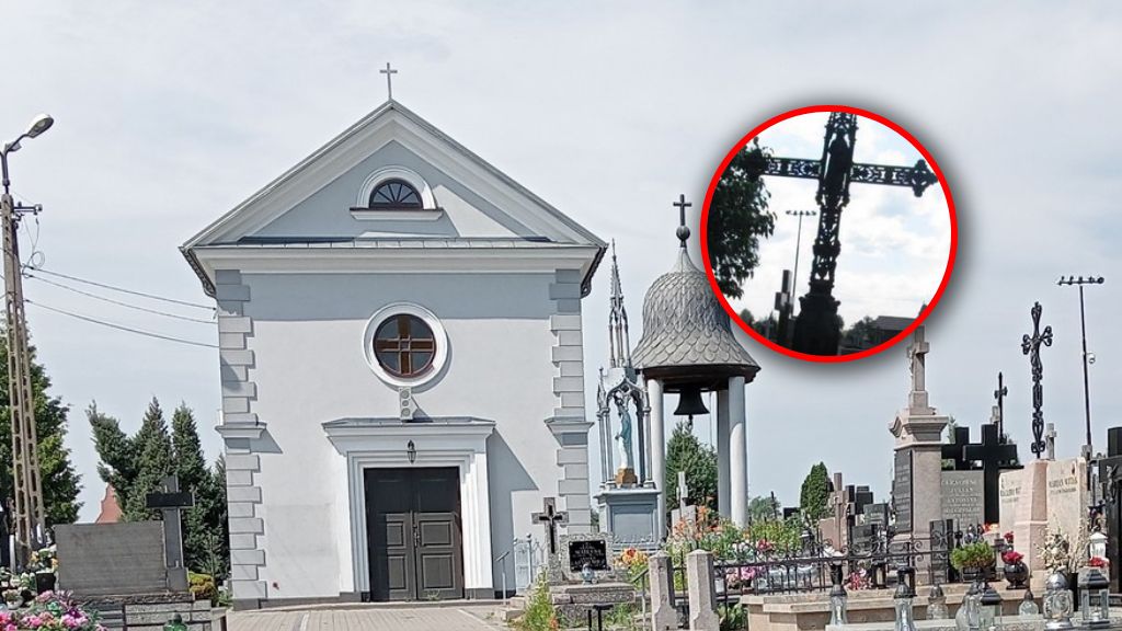 Skradziono zabytkowy nagrobek na cmentarzu w Garwolinie