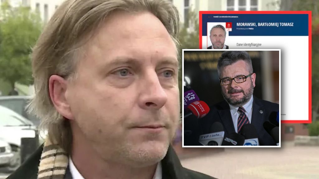 Aktor Bartłomiej Morawski i prokurator Piotr Skiba