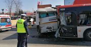 Rzeszów. Zderzenie dwóch autobusów. Ponad 20 osób rannych