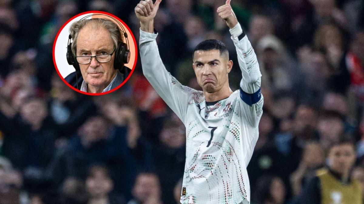 Getty Images / Tim Clayton / Piaras Ó Mídheach/Sportsfile  / Na zdjęciu: Cristiano Ronaldo w meczu z Irlandią, na małym zdjęciu: Brian Kerr