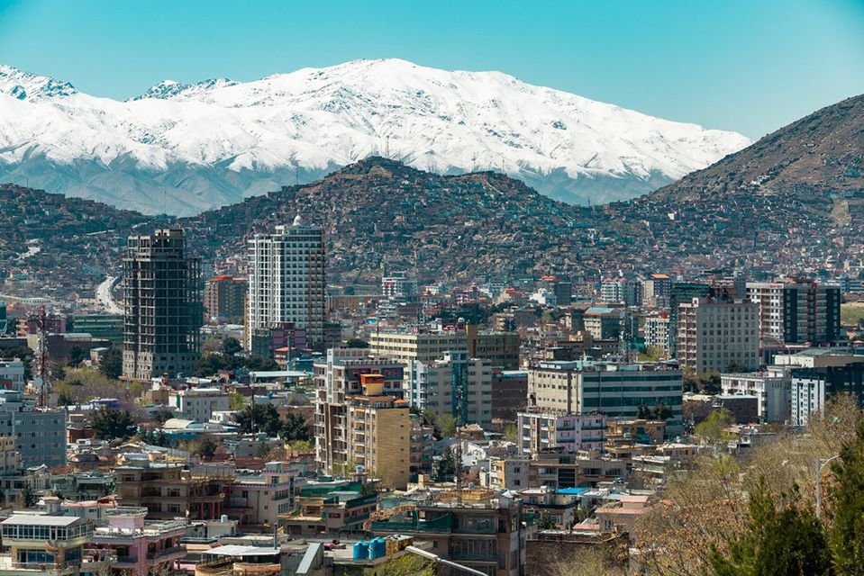 Miasto Kabul w Afganistanie w 2020 roku