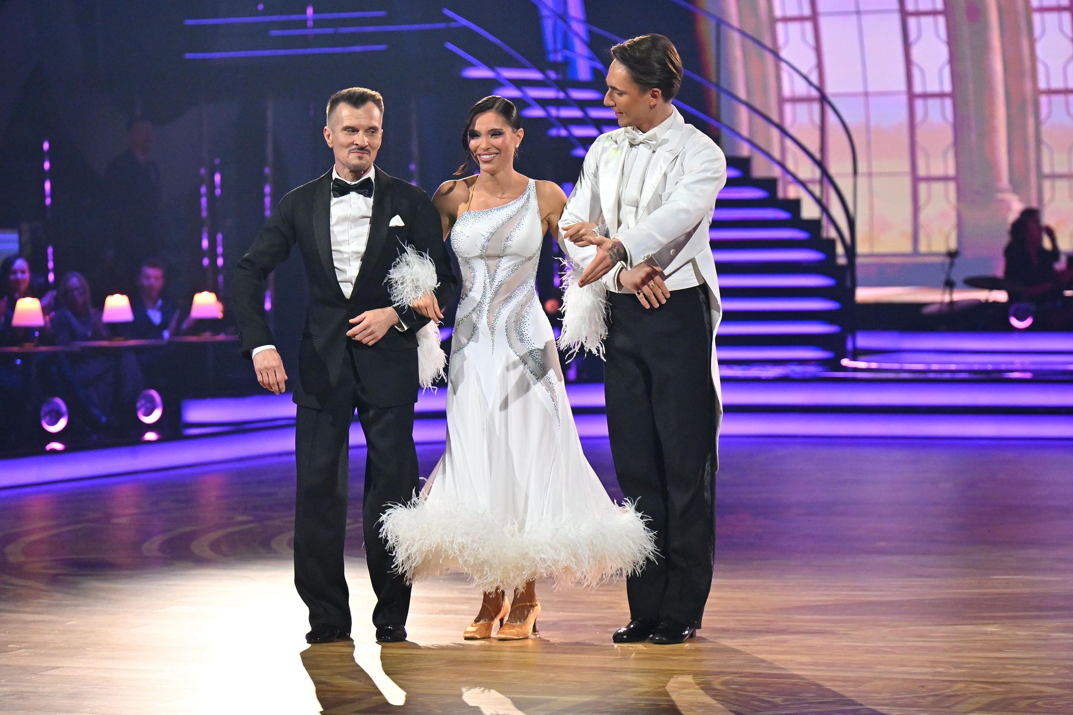 Natalia "Natsu" Karczmarczyk z tatą i Wojciech Kucina