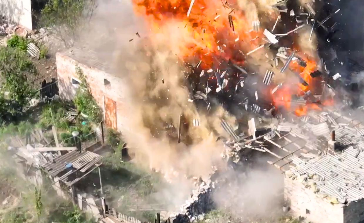 Ukraine's precision strike devastates Russian HQ in Donetsk with drone