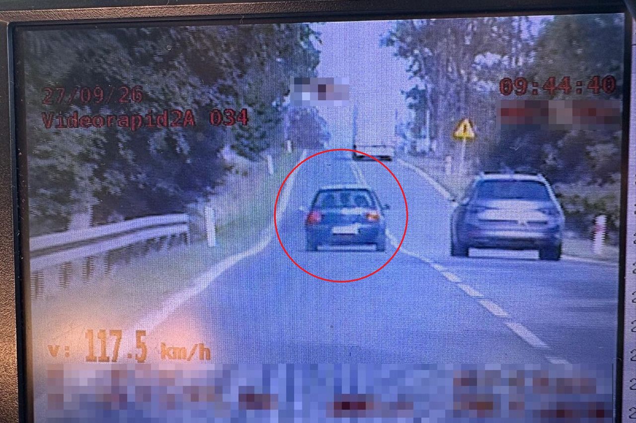 117 km/h i blisko 1,2 promila alkoholu. Jechał z dziećmi i żoną